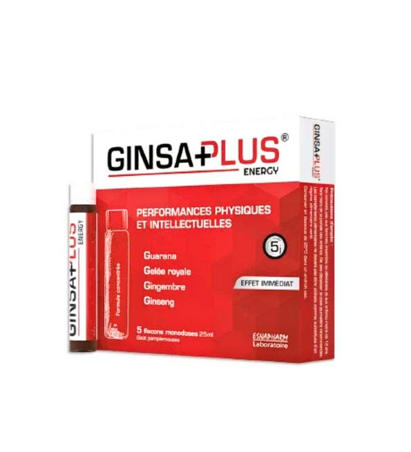 Ginsaplus-Energy-Flacons-5x25ml.png Ginsaplus Energy Flacons 5x25ml – Image 1