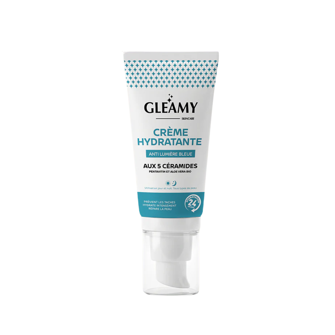 Gleamy-Creme-Hydratante-Anti-lumiere-Bleue-50ml-1.png Gleamy Creme Hydratante Anti lumiere Bleue 50ml – Image 1