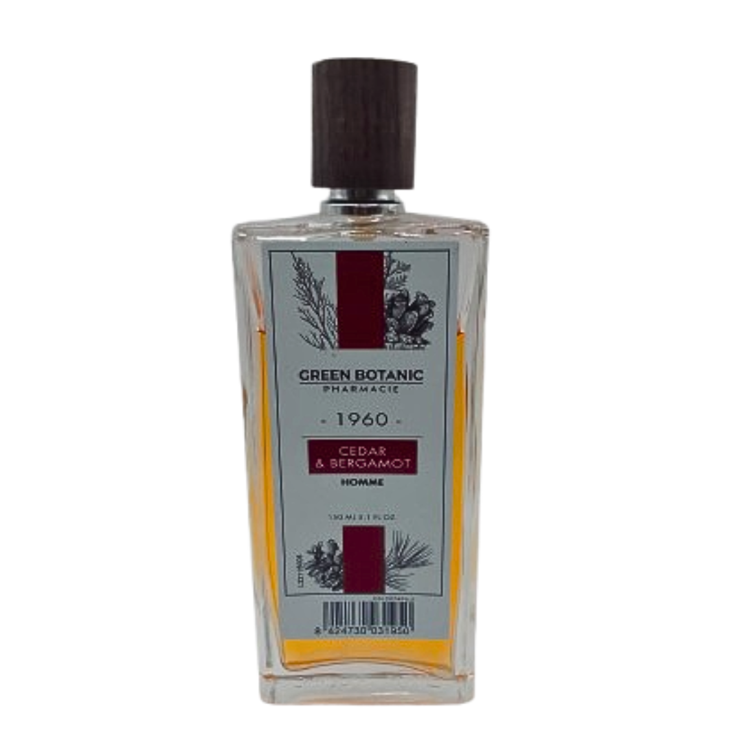 Green-botanic-Eau-de-toillette-H-cedar-bergamot-150ml.png Green Botanic Eau De Toillette Homme Cedar & Bergamot 150ml – Image 1