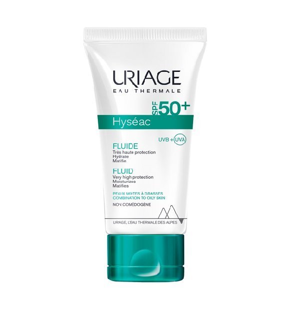 HYSEAC-FLUID-1.jpg Uriage – Hyséac – Fluide SPF50+ – 50 ml – Image 1