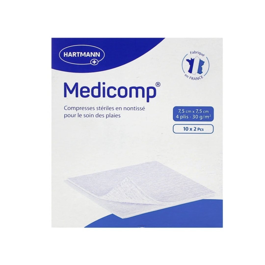 Hartmann-medicompresses-7.5x7.5cm-.jpg Hartmann medicompresses 7.5×7.5cm – Image 1