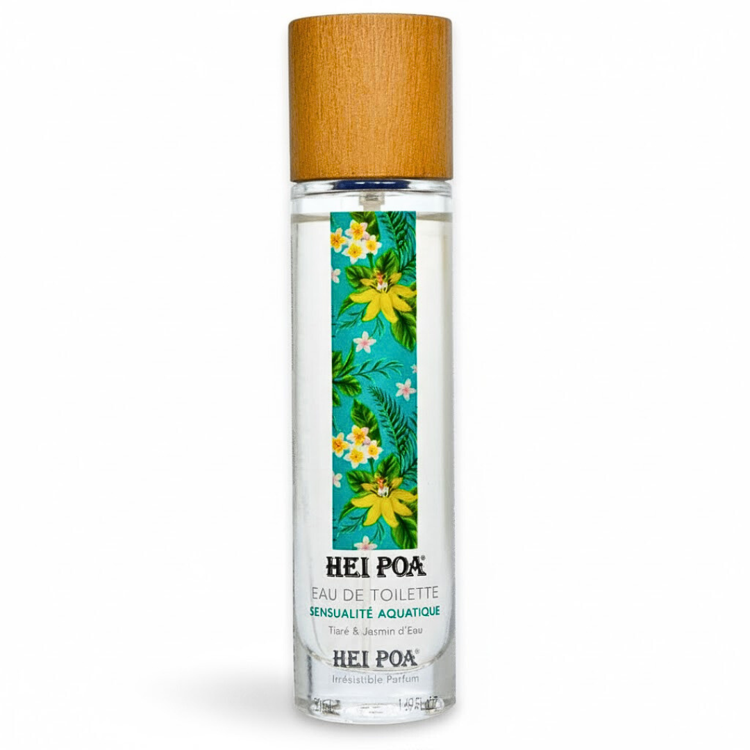 Hei-Poa-Eau-De-Toilette-Sensualite-Aquatique-Tiarejasmin-50ml.png Hei Poa Eau De Toilette Sensualite Aquatique Tiare&jasmin 50ml – Image 1