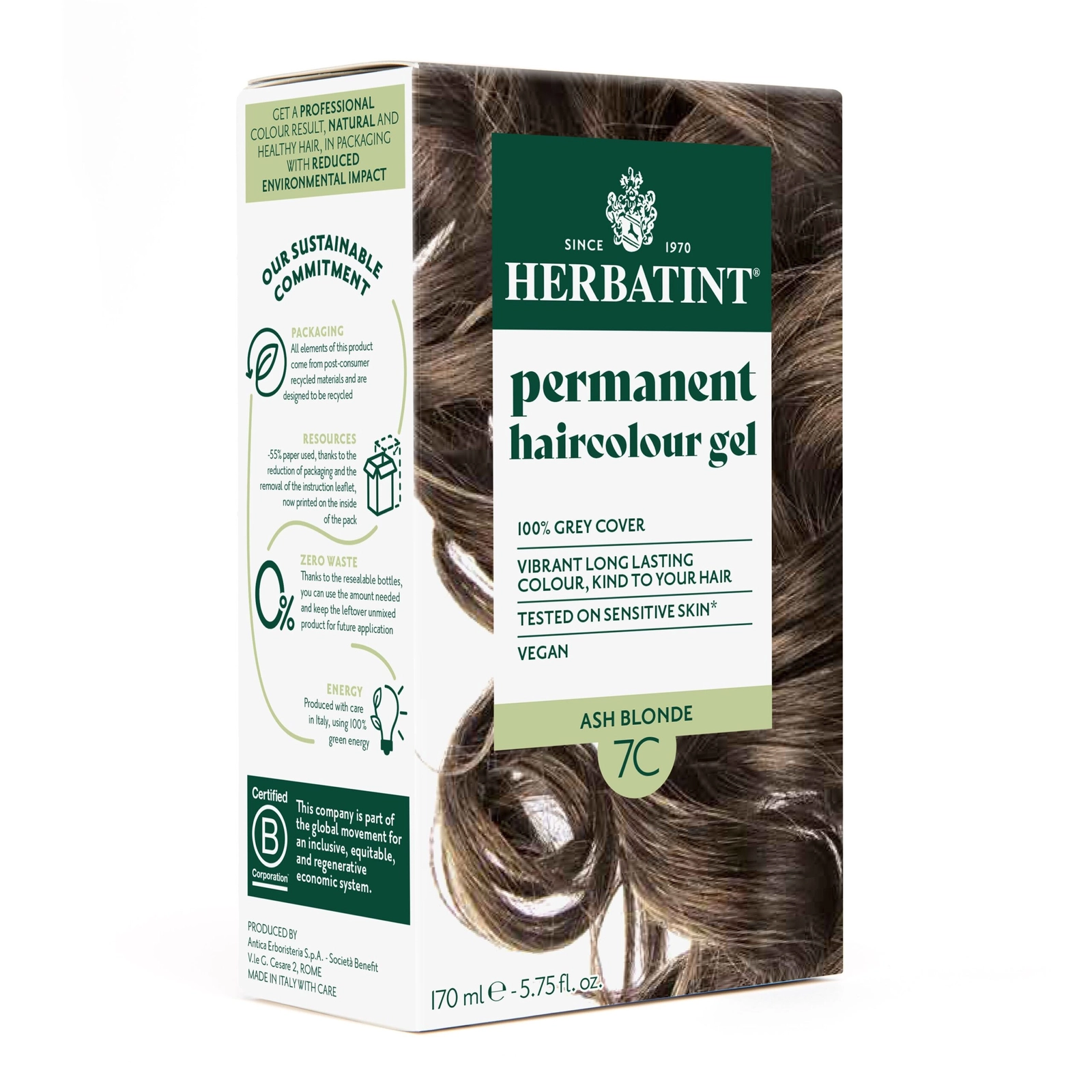 Herbatint-7C-Blond-Fonce-150ml.webp Herbatint Coloration Permanente 7C Blond Fonce 170ml – Image 1
