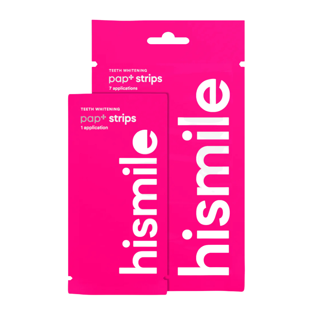 Hismile-PapTeeth-Whitening-Strips-7applications.png Hismile Pap+Teeth Whitening Strips 7applications – Image 1