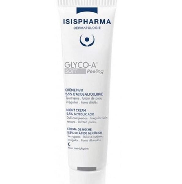ISIPHARMA GLYCO-A SOFT Peeling Crème Nuit 5,5% d&rsquo;acide glycolique 30ml