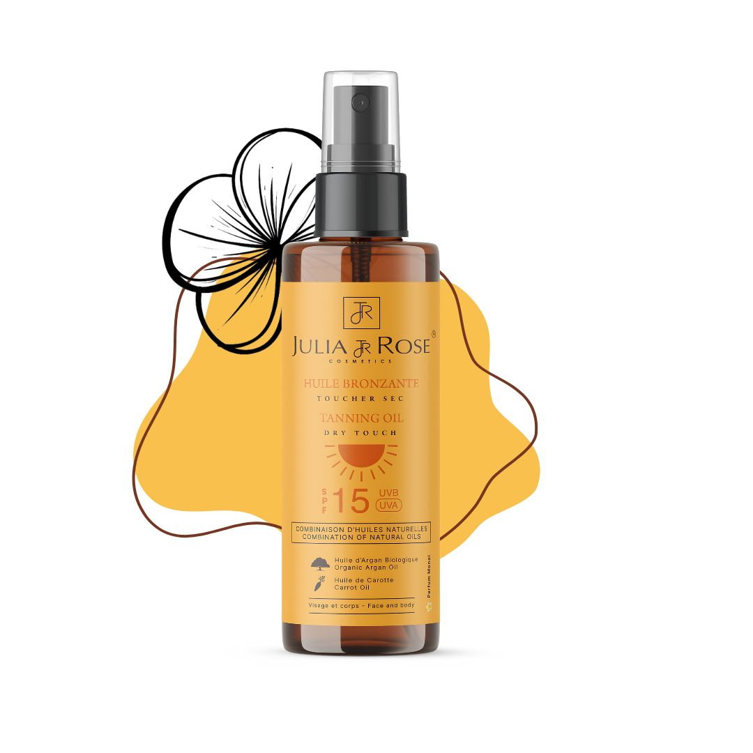 Julia-Rose-Huile-bronzage-spf15-120ml-1.png Julia & Rose Huile Bronzage Spf15 120ml – Image 1