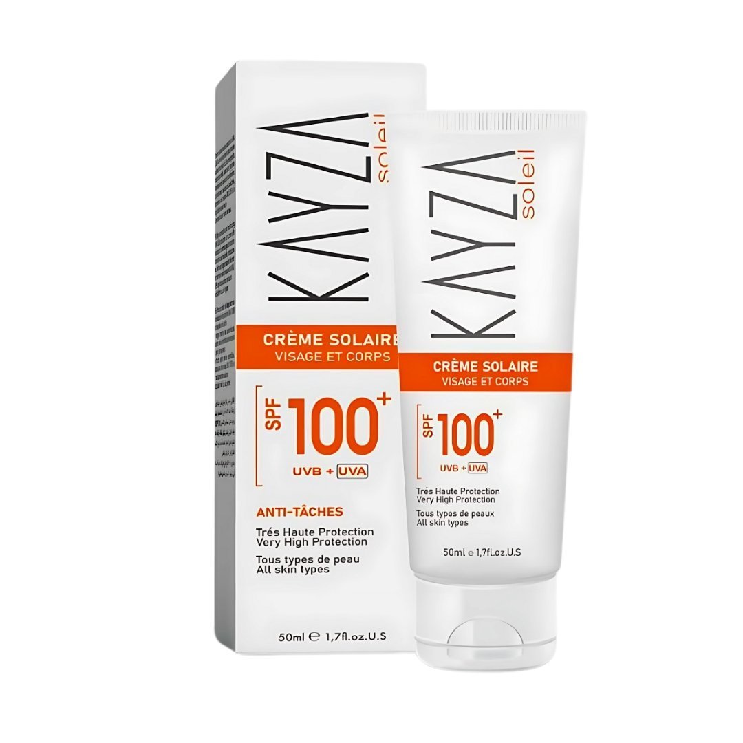 Kayza-Soleil-Creme-Solaire-Spf100-50ml-1.jpg Kayza Soleil Creme Solaire Spf100+ 50ml – Image 1