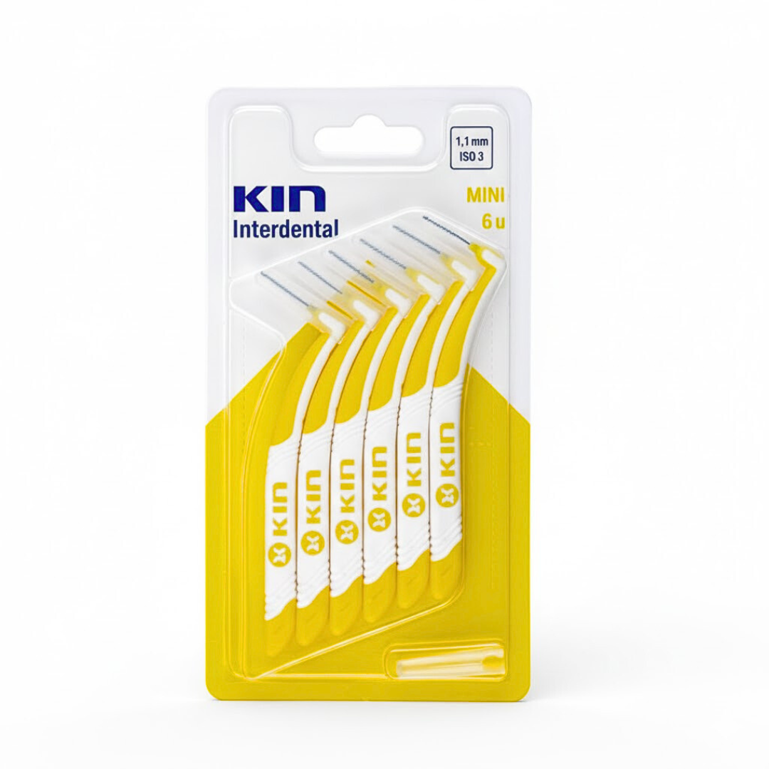 Kin-clinic-brossettes-interdentaire-1.1mm-6unites.png Kin Clinic Brossettes Interdentaire 1.1mm 6Unites – Image 1