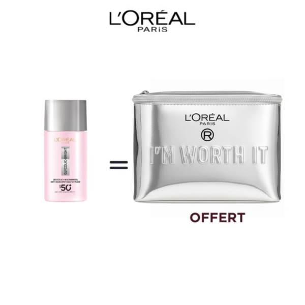 L&rsquo;Oreal Paris Glycolic-Bright Anti-dark Spot UV spf50+ 50ml = Trousse