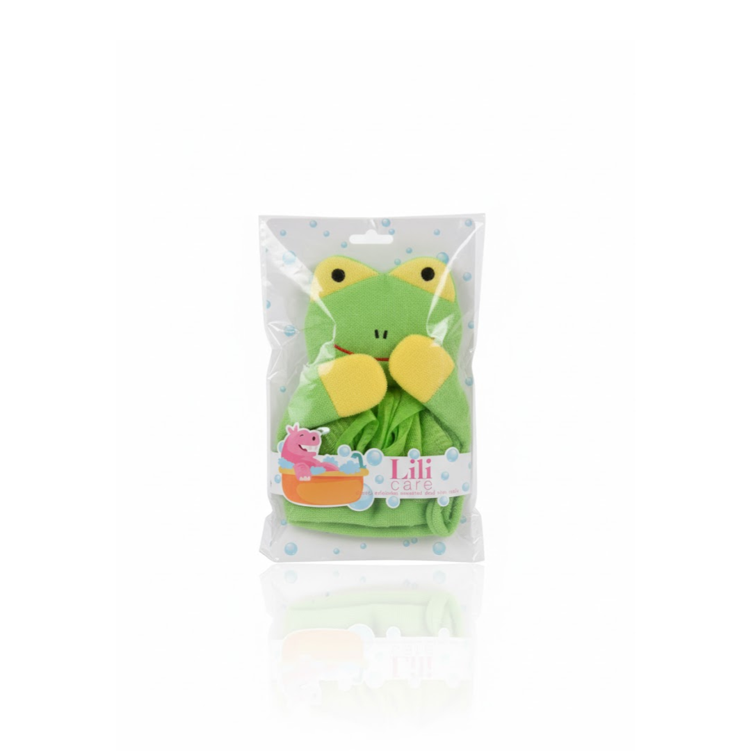 Lili-Care-Gant-De-Savonnage-Enfant-Grenouille.png Lili Care Gant De Savonnage Enfant Grenouille – Image 1