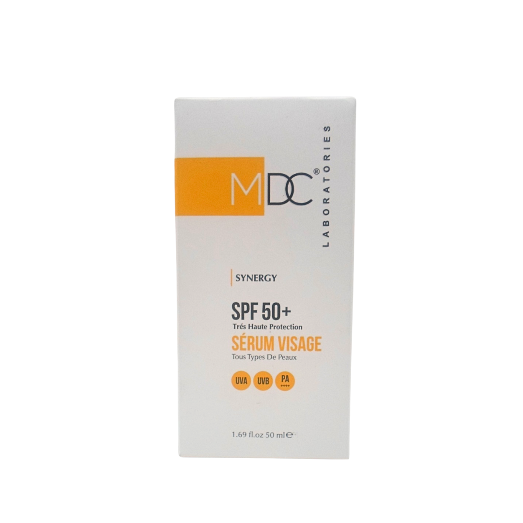 MDC-Synergy-Face-Serum-SPF-50-50ml.png MDC Synergy Face Serum SPF 50+ 50ml – Image 1