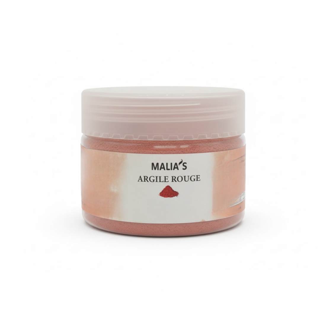 Malias-argile-rouge-100g.png Malia’s argile rouge 100g – Image 1