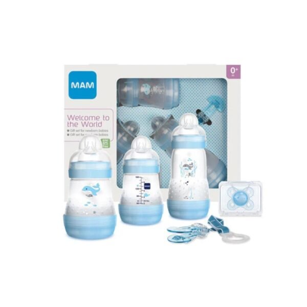 Mam Duo World set +0m  Biberon + Attache Sucette + Sucette +0m
