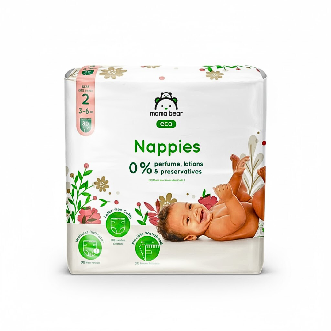 Mama-bear-couches-taille-2-3-6-kg30pcs.png Mama Bear Couches Taille 2 3-6 kg/30Pieces – Image 1