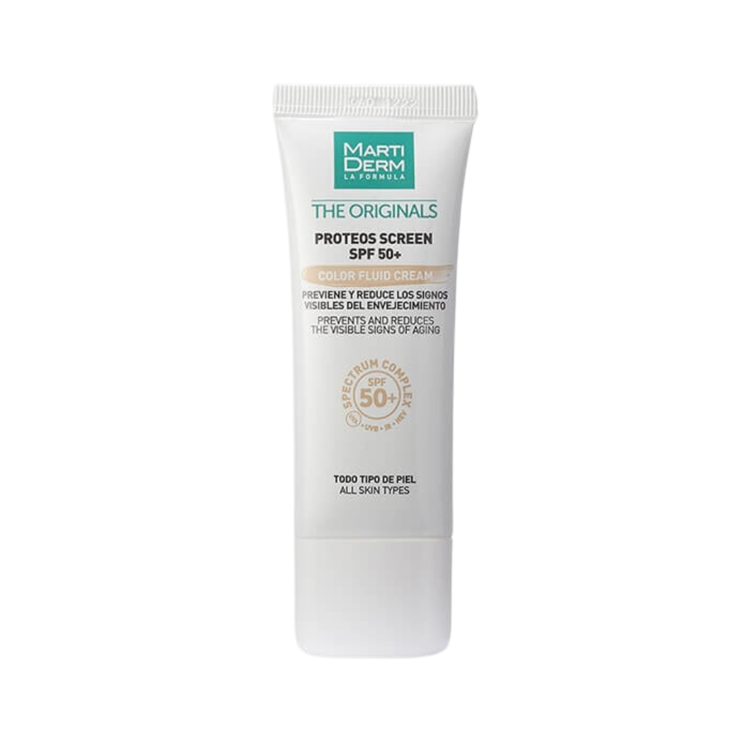 Martiderm-Proteos-Screen-Color-fluid-cream-spf50-40ml-1.png Martiderm Proteos Screen Color Fluid Cream Spf50+ 40ml – Image 1