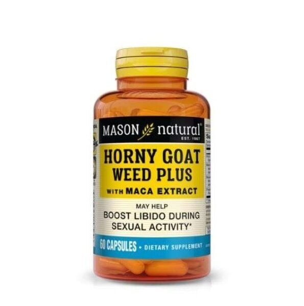 Mason Natural Horny Goat Weed plus 60 capsules 1572-60A
