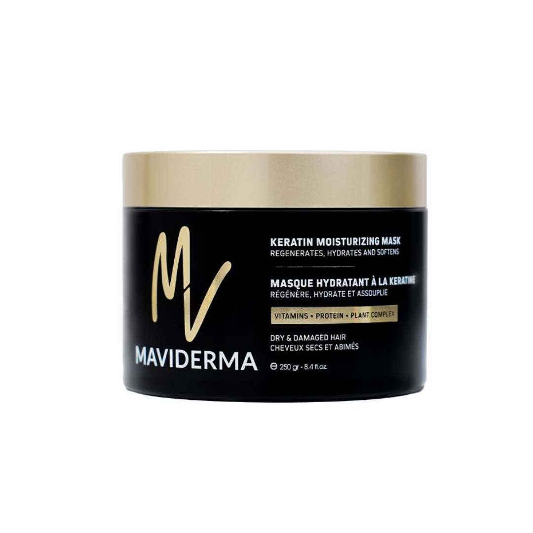 Maviderma-Masque-Hydratant-Capillaire-250ml.png Maviderma Masque Hydratant A La Keratinr 250ml – Image 1