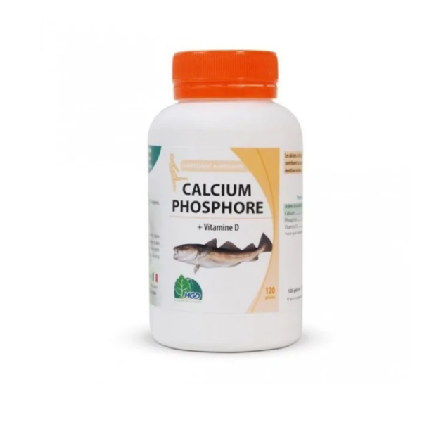 MGD Calcium Phosphore + Vita D 120 Gelules