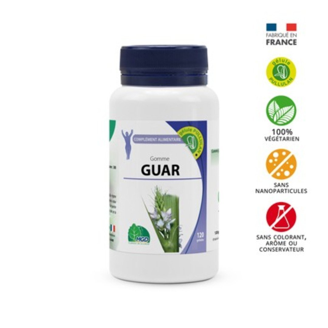 Mgd-Gomme-Guar-120-gelules.jpg Mgd Nature Gomme Guar 120 gelules – Image 1