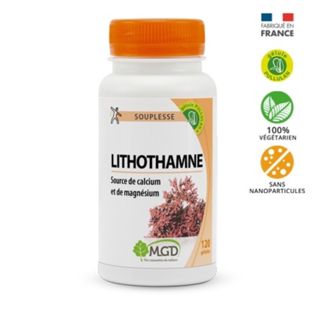 Mgd-Lithothamne-120-gelules.jpg Mgd Nature Lithothamne 120 gelules – Image 1