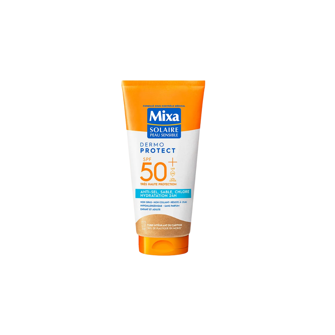 Mixa-Solaire-Lait-Anti-Sable-spf50-175ml.png Mixa Solaire Lait Anti-Sable spf50+ 175ml – Image 1