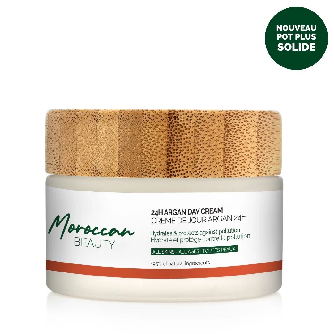 Moroccan-Beauty-Creme-de-jour-Argan-24h-50ml-1.jpg Moroccan Beauty Creme de Jour Argan 24h 50ml – Image 1