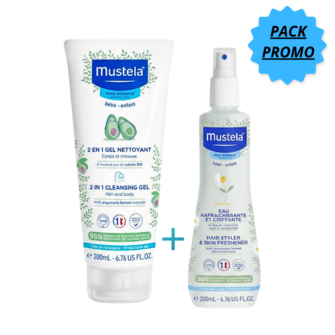 Mustela-duo-pack-2en-200mlEau-rafraichissant-200ml-.png Mustela 2en1 200ml+Eau Rafraichissant 200ml Pack – Image 1