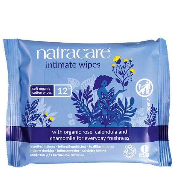NATRACARE LINGETTES INTIMES 12 Unités