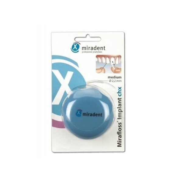Miradent Mirafloss Implant Chx Medium