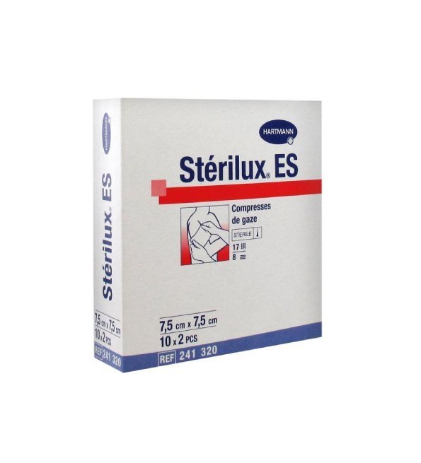 Nouveau-projet-5.jpg Hartmann sterilux ES compresse de gaze 7.5*7.5 – Image 1