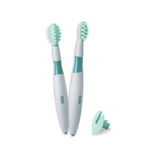 NUK Set de brosses à dents éducatives 6+ Mois