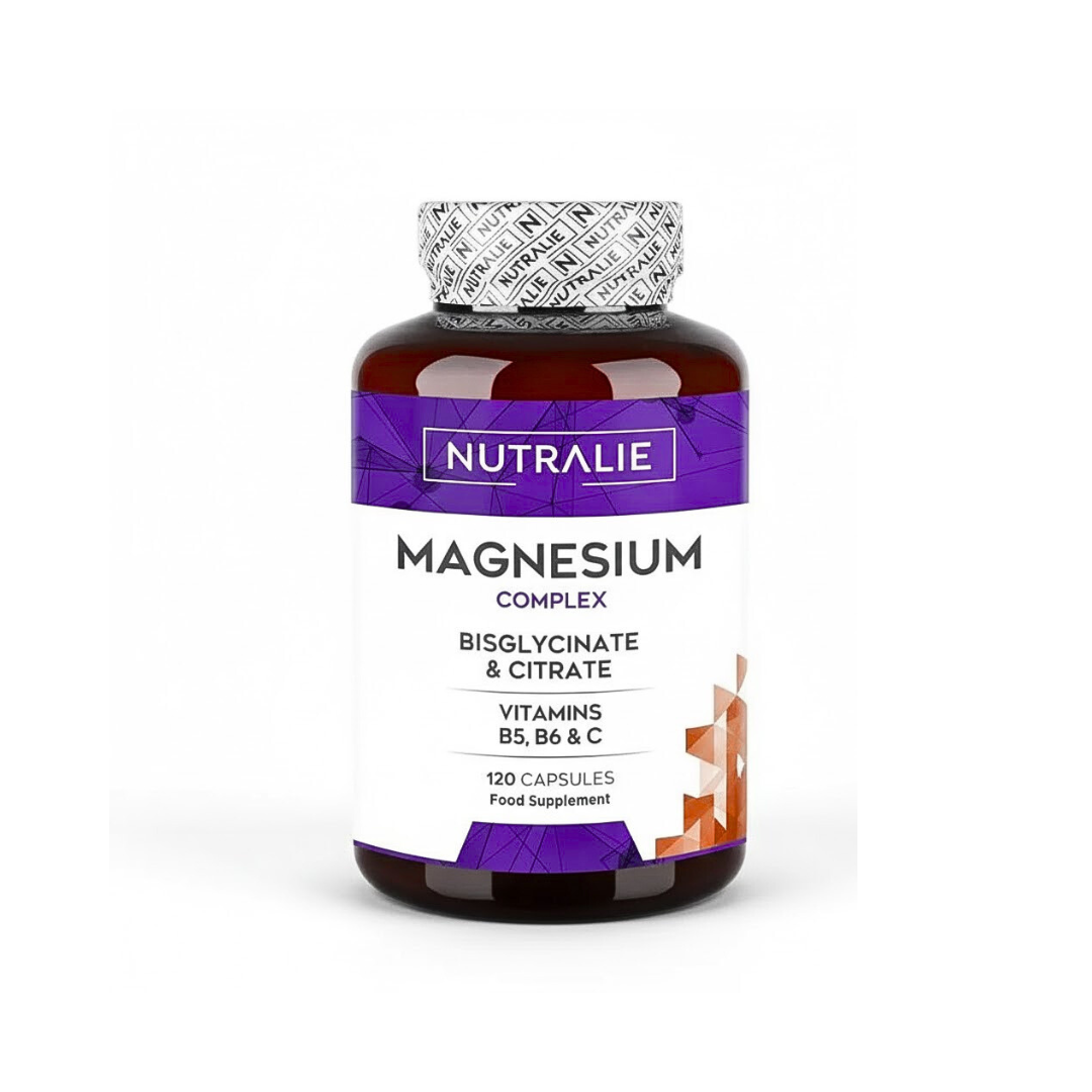 Nutralie-Magnesium-Complex-120capsules.png Nutralie Magnesium Complex 120 Capsules – Image 1