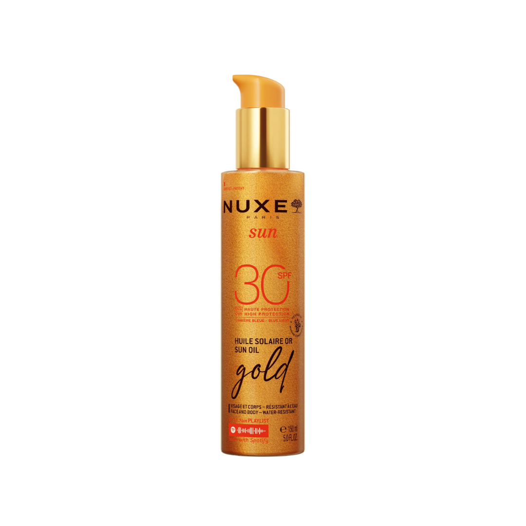 Nuxe-Sun-spf30-Huile-Solaire-Or-150ml.png Nuxe Sun spf30 Huile Solaire Or 150ml – Image 1