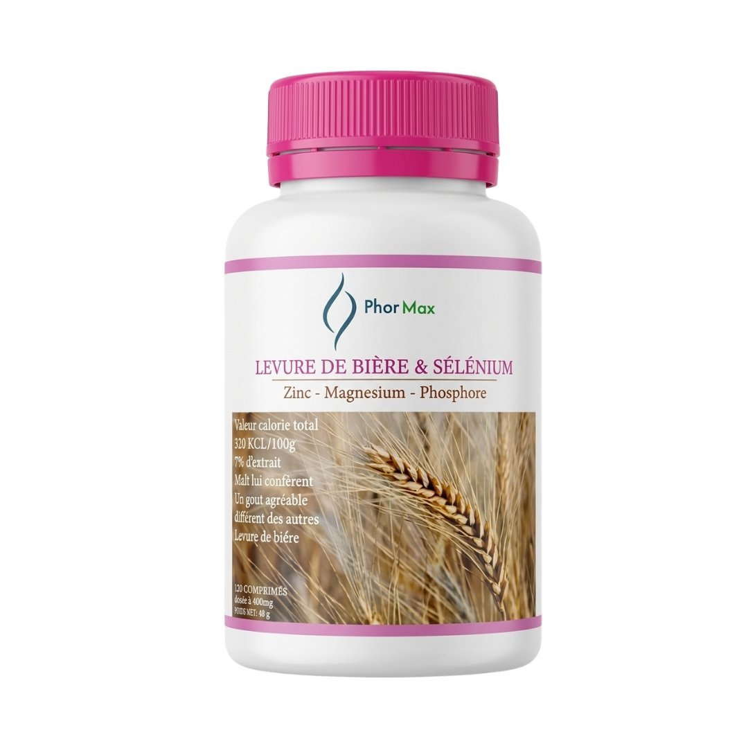 Phormax-Levure-De-Biere-Selenium-400-Comprimes.jpg Phormax Levure De Biere Selenium 400 Comprimes – Image 1