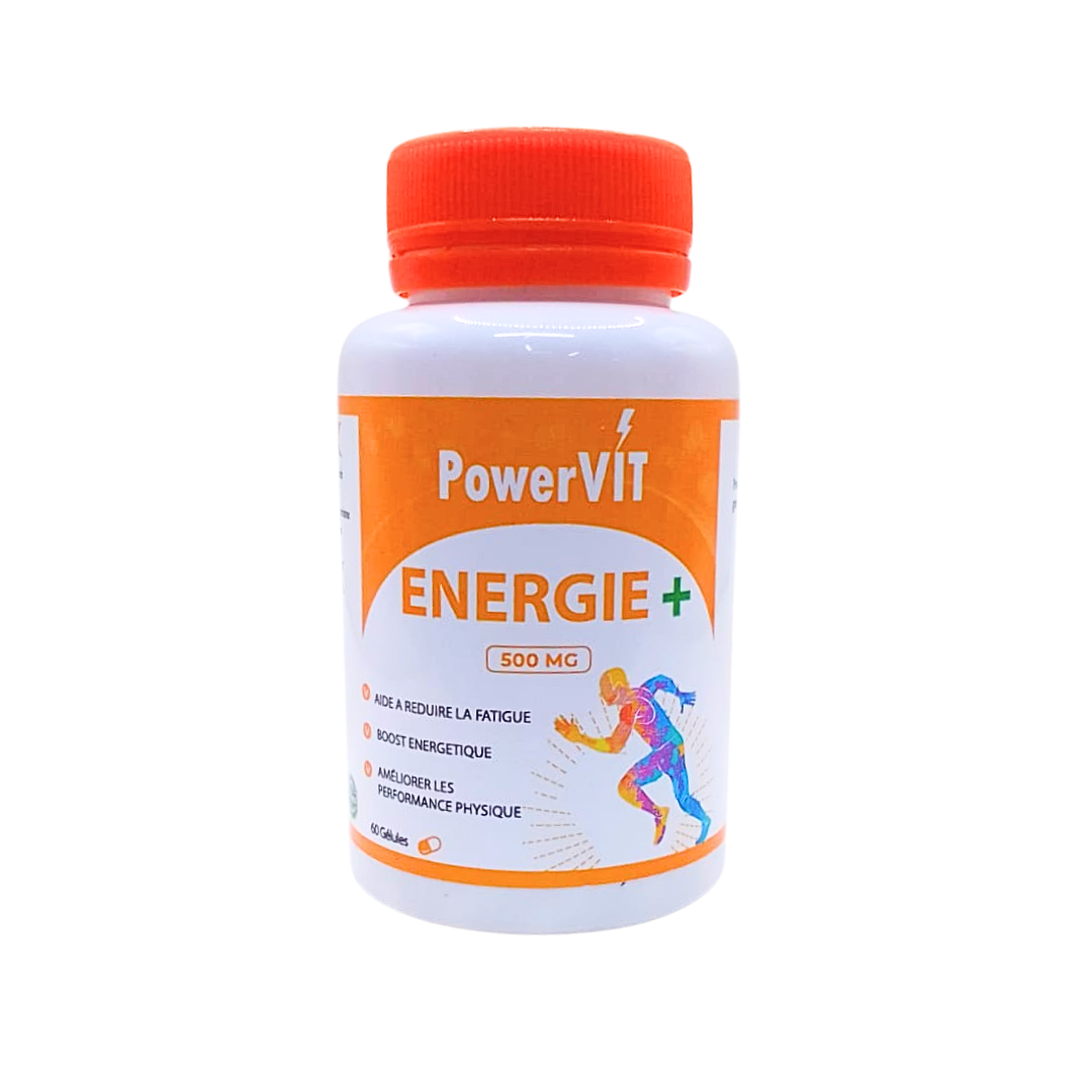Powervit-Energie-500mg-60gelules.png PowerVit Energie+ 500mg 60gelules – Image 1