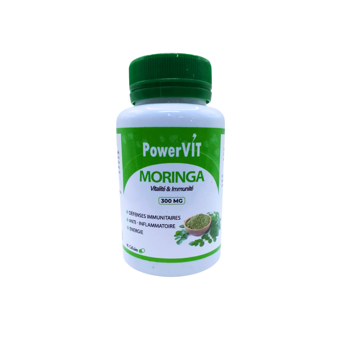 Powervit-Moringa-300mg-90gelules.png PowerVIT Moringa 300mg 90 Gelules – Image 1