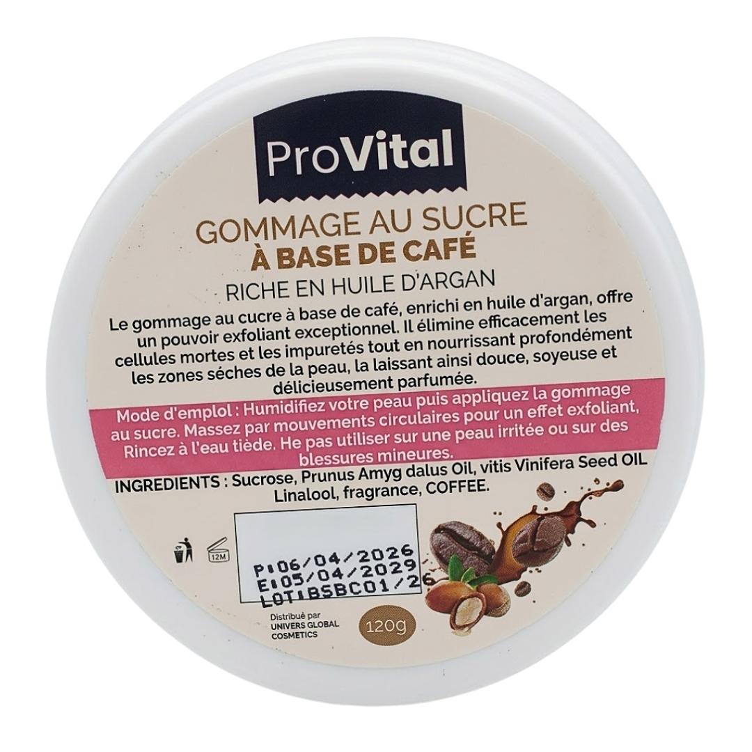 Pro-Vital-Gommage-Au-Sucre-a-Base-de-Cafe-120g.png Pro Vital Gommage Au Sucre A Base De Cafe 120g – Image 1