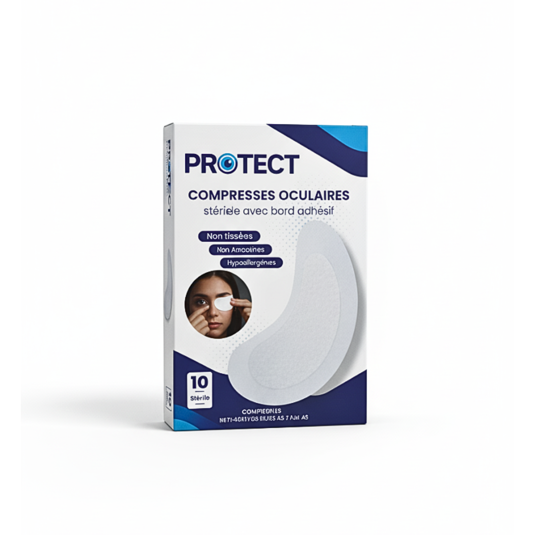 Protect-Compresses-Oculaires-10pcs.png Protect Compresses Oculaires 10 Pieces – Image 1