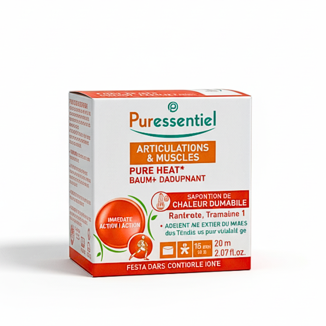 Puress-articulations-muscles-pure-heat-baume-chauffant-20ml.png Puressentiel Articulations & Muscles Pure Heat Baume Chauffant 20ml – Image 1