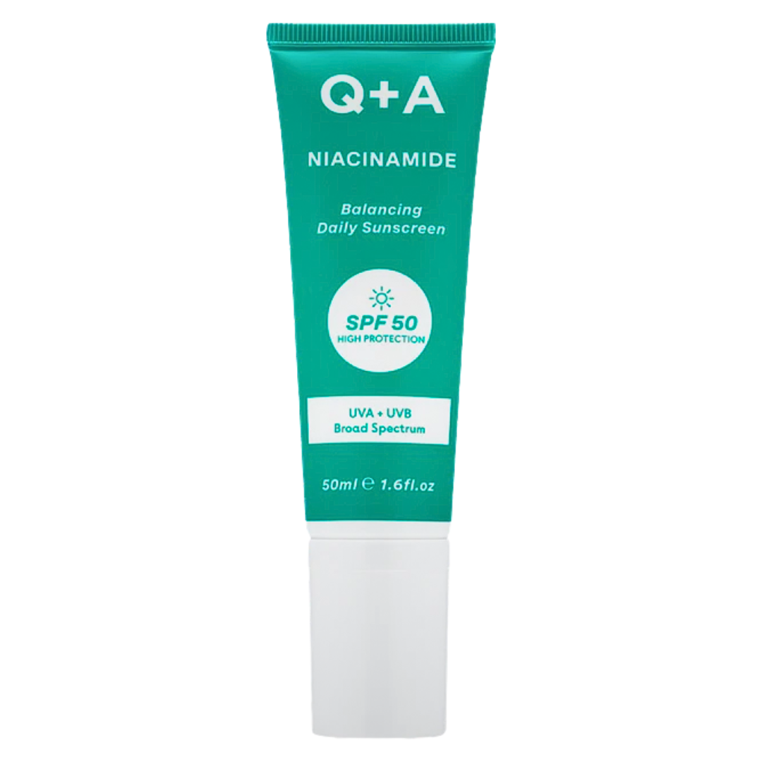 QA-Niacinamide-Balancing-Daily-Sunscreen-spf50-50ml.png Q+A Niacinamide Balancing Daily Sunscreen spf50+ 50ml – Image 1