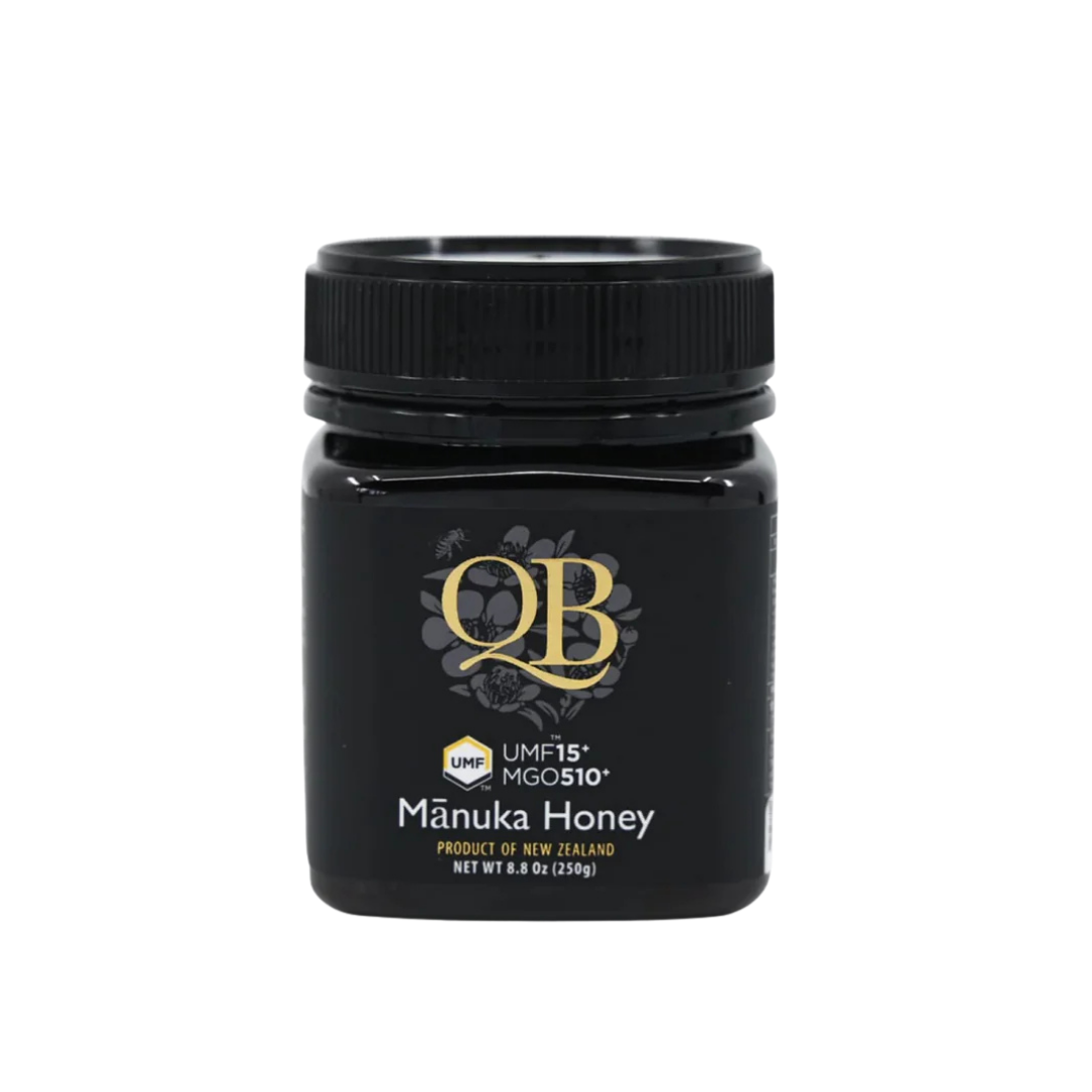 QB-Manuka-Miel-Umf-15-Mgo-510-250g.png QB Manuka Miel Umf 15+ Mgo 510+ 250g – Image 1