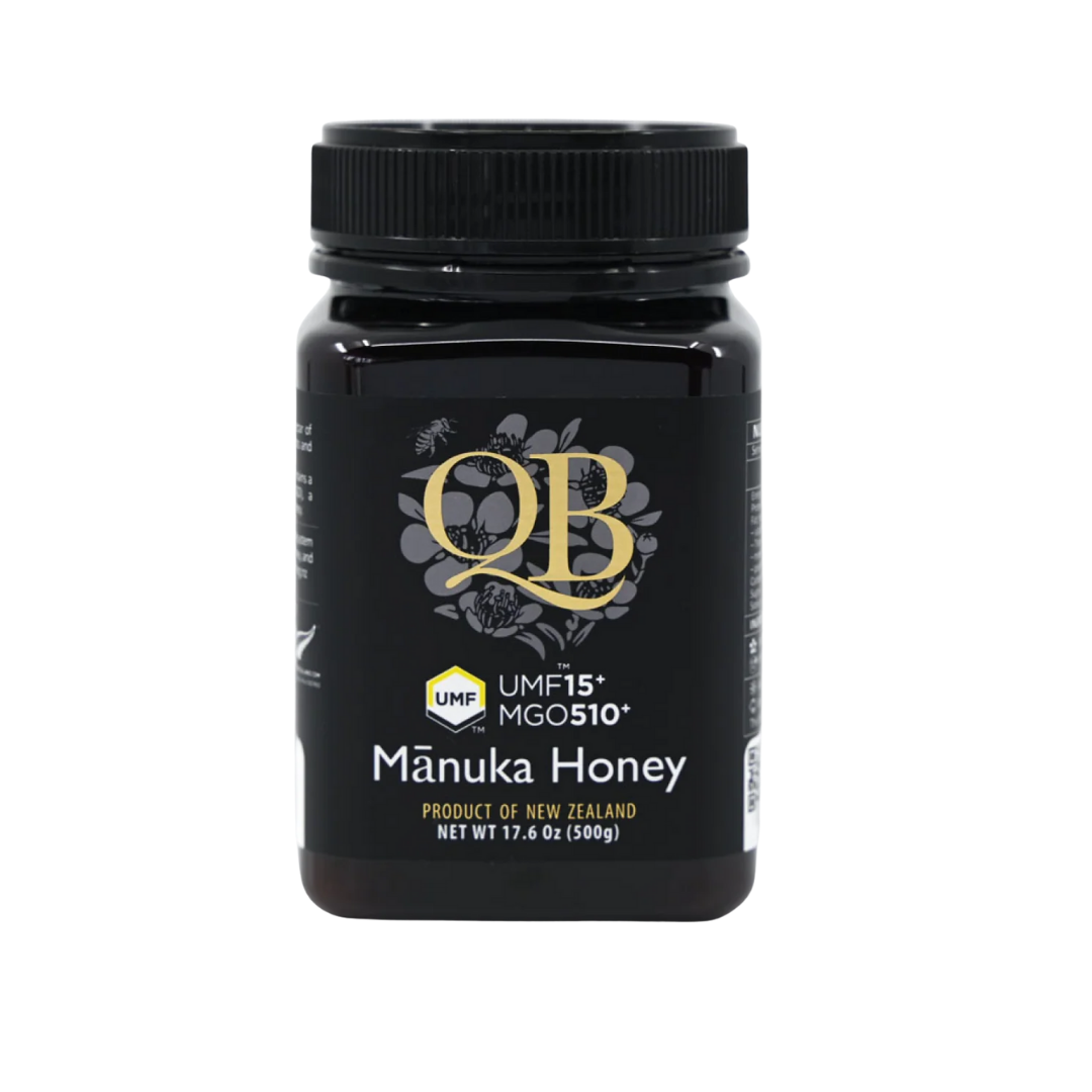 QB-Manuka-Miel-Umf-15-Mgo-510-500g.png QB Manuka Miel Umf 15+ Mgo 510+ 500g – Image 1