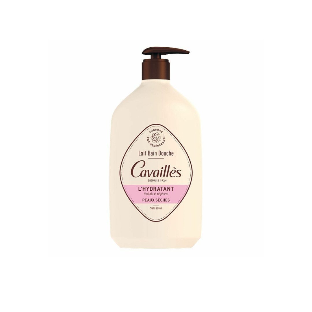 RC-Lait-Bain-douche-Hydratant-Ps-1L.jpg Rogé Cavailles Lait Bain Douche Hydratant Peaux Séches 1L – Image 1