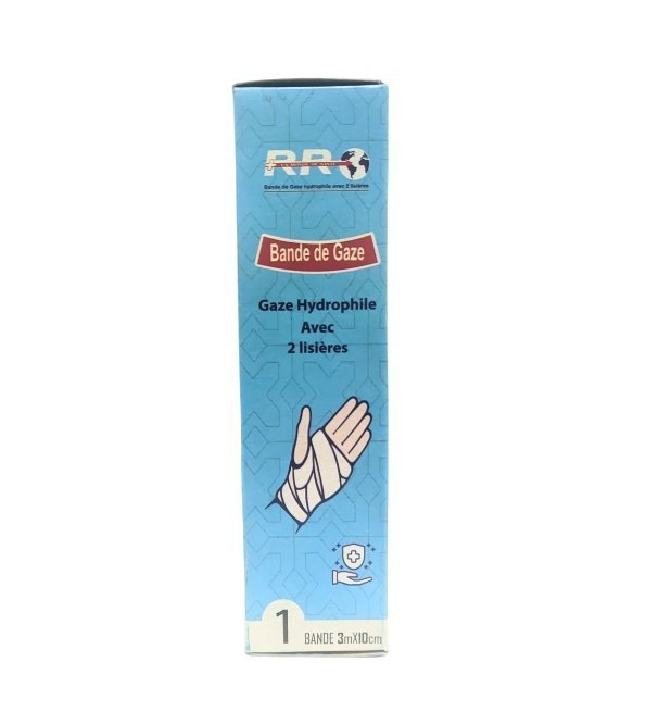 RR-bande-de-gaze-3m10cm-1.jpg RR Bande de Gaze 3m x 10cm – Image 1