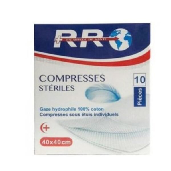 RR Compresse Steriles 40×40 10 Pieces