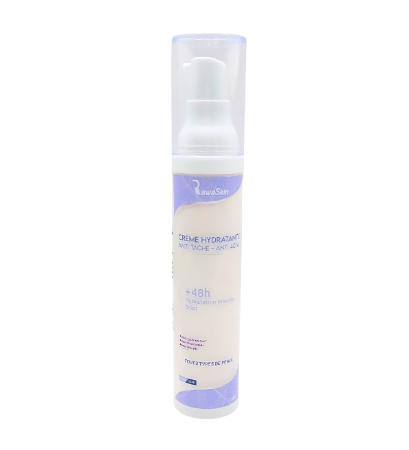 RawaSkin-Creme-Hydratante-Anti-Taches-Anti-Acne-70ml.png RawaSkin Crème Hydratante Anti-Taches & Anti-Acné 50ml – Image 1