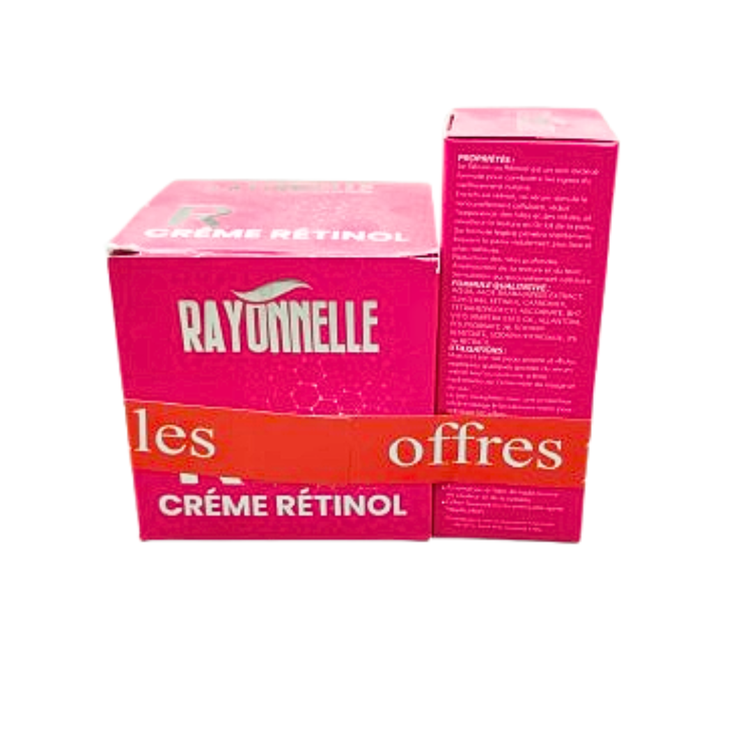 Rayonnelle-Serum-Retinol-30mlCreme-retinol-50g-pack.png Rayonnelle Serum Retinol 30ml+Creme Retinol 50g Pack – Image 1