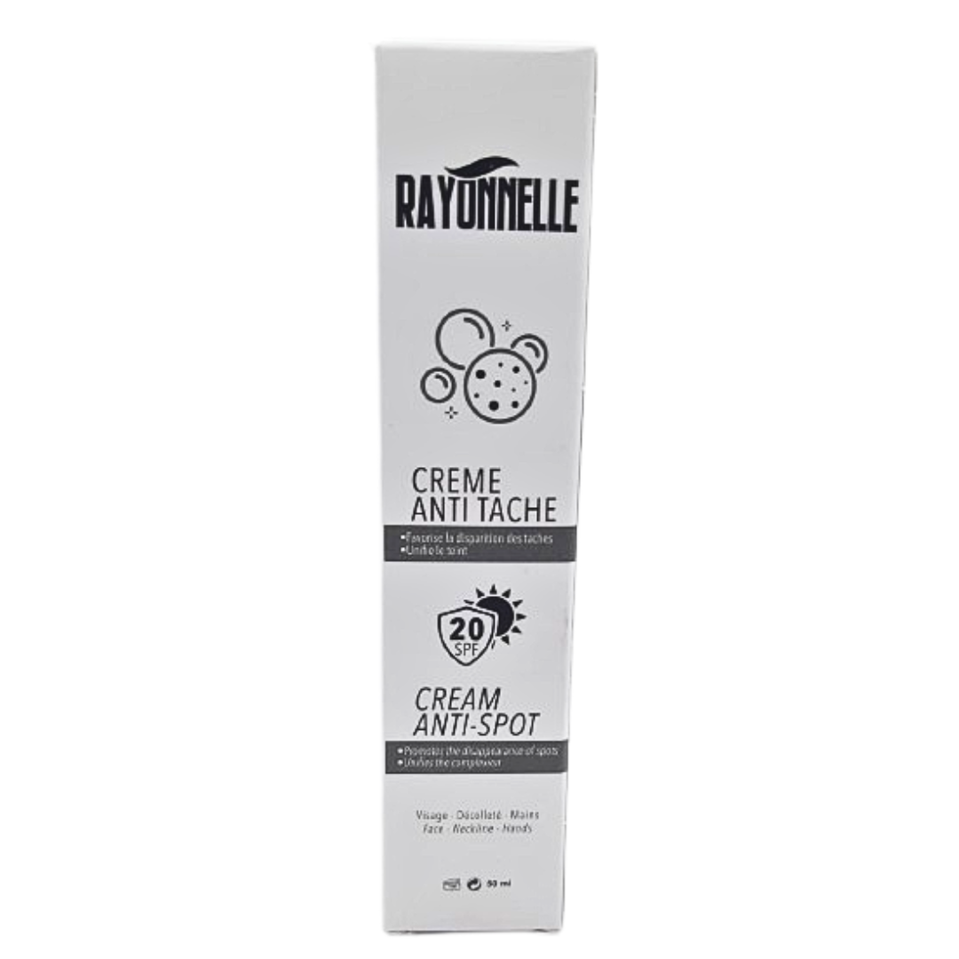 Rayonnelle-creme-Anti-tache-spf20-50ml.png Rayonnelle Creme Anti-Tache Spf20 50ml – Image 1