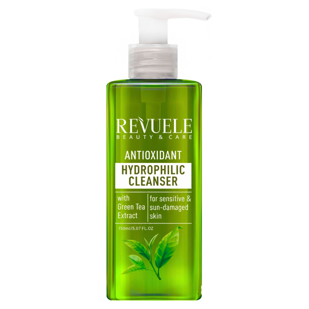 Revuele-Antioxidant-Hydrophilic-Cleanser-With-Green-Tea-Extract-150ml.png Revuele Antioxidant Hydrophilic Cleanser With Green Tea Extract 150ml – Image 1