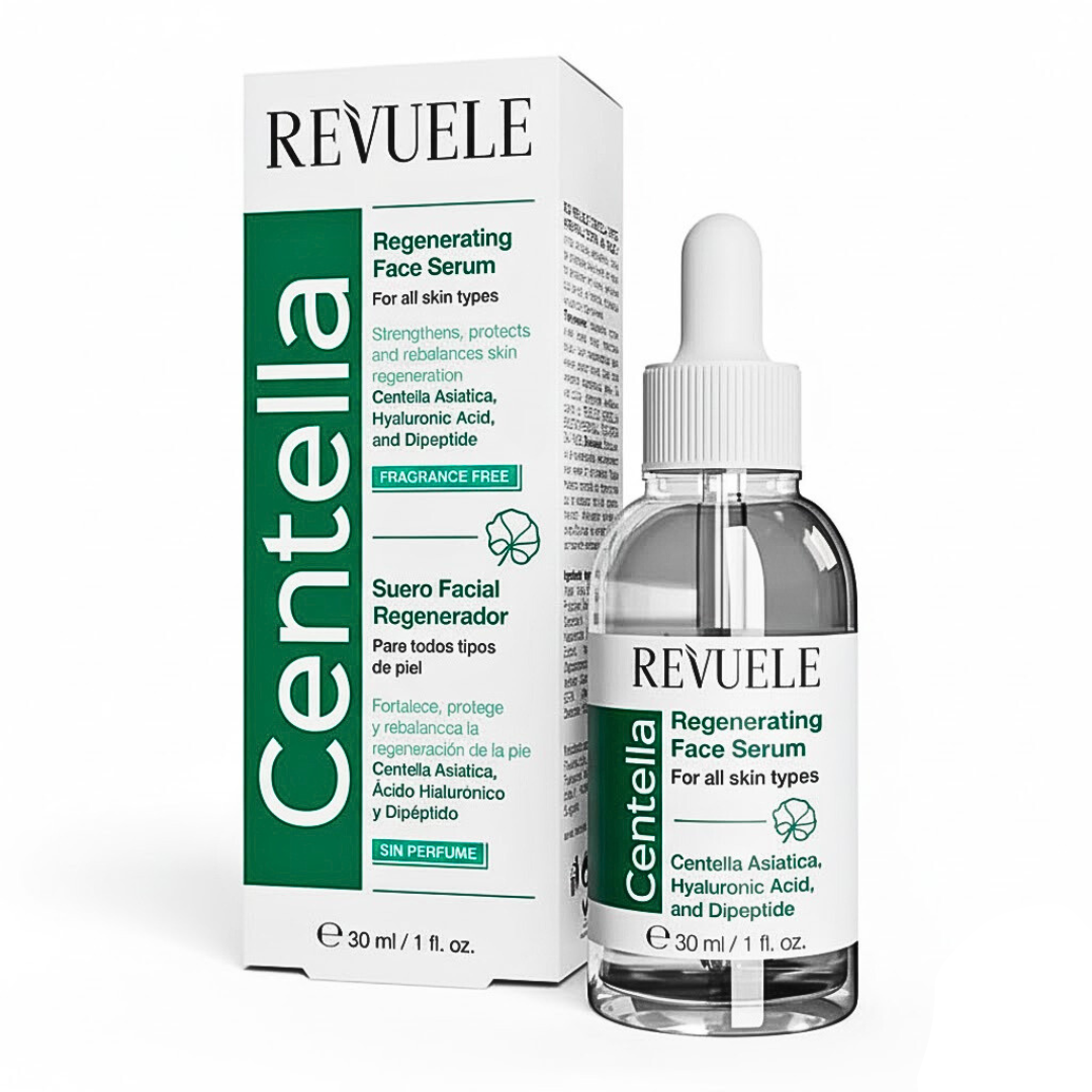 Revuele-Centella-Regenerating-Face-Serum-30ml.png Revuele Centella Regenerating Face Serum 30ml – Image 1